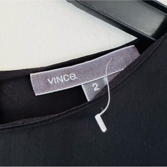 Vince Currant Blue Tie Dye Short Sleeve Shift Dress Size 2 - Picture 4 of 6